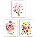 Tangible Prints The Floral Watercolor Pastel Flower Art — Set of Three 8x10 Photos
