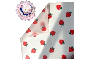 XIZHI 20 Sheets Flower Wrapping Paper 22.8x22.8Inch Used for DIY Crafts Florist Supplies Packaging Paper for Wedding Birthday Gift (Pink)