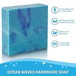 Nut Scrub Men's Bar Soap, 5 Oz Deodorant Bath Bars