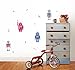 Fun4Walls WS40270 Robots Wall Stickers