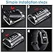 KIMILAR Screen Protector Case Compatible with Fitbit Charge 4 / Charge 3 , 2 Pack Soft Slim Ultra Clear Protective Case Cover Bumper Silicone Case Compatible with Fitbit Charge 4 / Charge 3 Smartwatch