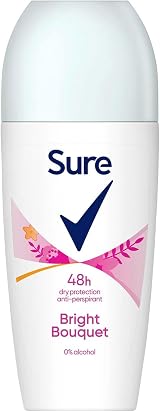 Sure Women Bright Bouquet Antiperspirant Roll On 50ml 48H Sweat Odour view 2