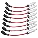 Edelbrock 22716 Max-Fire Ultra 50 GM LS Truck Spark Plug Wire Set, Magnetic Kevlar Core Material, Heavy Duty 8.5mm Diameter Silicone Jacket, High EMI/RFI Noise Suppression