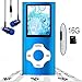 MP3 Player / MP4 Player, Hotechs MP3 Music Player 16GB Memory SD Card Slim Classic Digital LCD 1.82'' Screen FM Radio, ¡­ (16GB-Blue-09.)