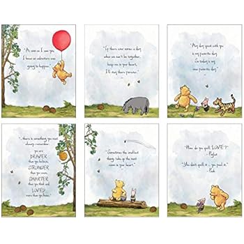 Amazon Com Chillake Inspirational Winnie The Pooh Quote Banner