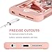BENTOBEN iPhone 6 Plus Case, iPhone 6S Plus Case, iPhone 6 Plus 5.5 Inch Case 3-in-1 Hybrid Shockproof Polycarbonate Hard Covers Soft Silicone Interior Cover Rose Gold&Pink