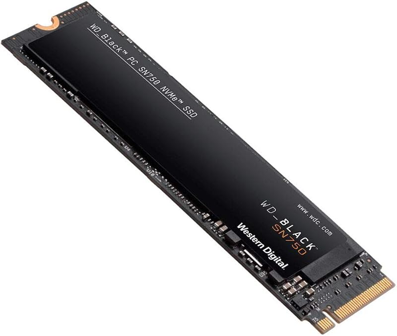 WD_BLACK SN750 500GB M.2 NVMe PCIe Gen3 Gaming SSD 3430MB/s Read
