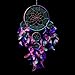 Dream Catcher ~ Handmade Traditional Aqua Blue, Pink & Purple 8.5
