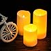 Kohree Battery Operated Flameless Pillar Candles w/Remote & Timer, LED Unscented Votive Candles For Anniversary,Wedding,Parties & Christmas Decoration (3 Pack)