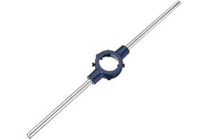 uxcell Round Die Stock Handle Wrench 55mm(2.17") Adjustable Threading Die Wrench Handle Holder for Bolt Thread Repair Bar Too