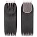 Forevery Hair Lace Closure 4x4 Straight Wave Brazilian Virgin Human Hair Extensions Three Part Lace Closure(10