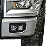 Apoc Industries AP-F15017-FGL LED Cube Pod Fog Light Bracket Mounting Kit