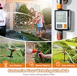 SOGUYI Garden Hose Timer, Auto Watering System, IP65 Waterproof view 2