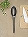 Epicurean Gourmet Series Utensils, Slotted Spoon, Slate/Black Nylon