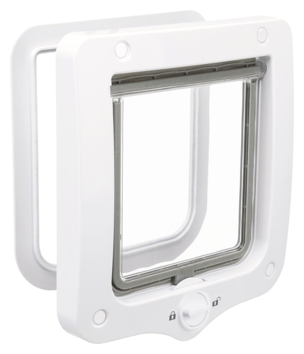 TRIXIE 2-Way Cat Flap, White, 390 g
