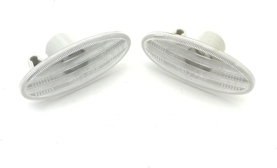 1Pair LH & RH Fender Side Marker Indicator Lights Turn Signal Lamps Generic fit for Nissan Qashqai 2007-2009