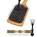 ThickTails Boar Bristle Hair Brush - Rectangle With Nylon Pins. Premium Gift Set. Bamboo Paddle Detangler Brush, Detangling Hairbrush Adds Shine, Daily Use for Conditioning Improves Hair Texture