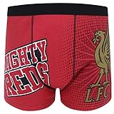 Liverpool Football Club Official Soccer Gift Mens Crest Boxer Shorts