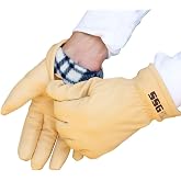 SSG Winter Rancher Gloves - Deer Skin Leather, Fleece Lined, Cold Weather | Leather