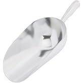 Winco Aluminum Utility Scoop, 38-Ounce, Medium | Or candy, Restaurant service, Great for Ingredients, Ice, Portioning and Food Preparation