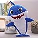 HLovebuy Baby Shark Official Singing Plush, Music Sound Baby Shark Plush Doll Soft Baby Cartoon Shark Stuffed & Plush Toys Singing English Song for Kids Gift Children Girl