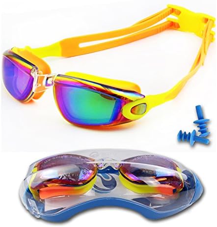 PHOITGA Kids Children Swim Goggles, UV Protection, Anti-Fog, Swimming Glasses For Teens