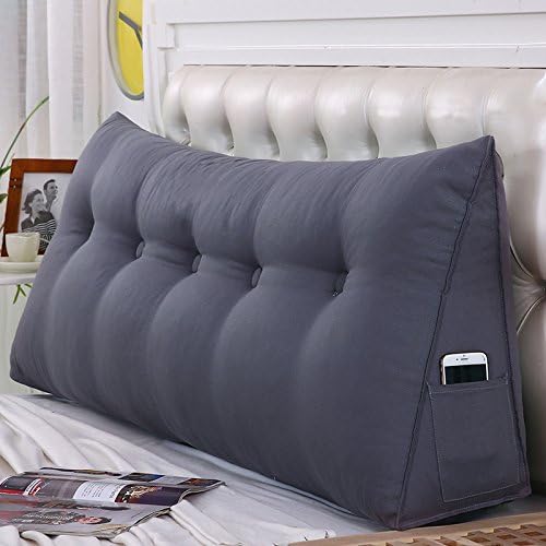 ASJUNQ Sofa Bed Large Filled Triangular Wedge Cushion Bed Backrest Positioning Support Pillow Reading Pillow Office Lumbar Pad,K-180 * 50cm