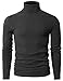 H2H Mens Slim Fit Turtleneck Pullover Sweaters Basic Tops Knitted Thermal