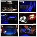 LEDpartsNow Interior LED Lights Replacement for 2011-2014 Chevy Cruze Accessories Package Kit (11 Bulbs), BLUE