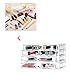 Cozihoma 4 Tier Makeup Organizer Multi-Function Acrylic Carousel Makeup Drawer Organizer Cosmetic Storage Box Fits for Lots of Cosmetics Jewelry Watches Display Cube (Cosmetic)