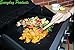 BBQ Grill Mats- Non Stick & Reusable - Premium Quality Fiberglass Fabric - Dishwasher Safe - No Mess, Easy Clean & Easy Use (Set of 2)