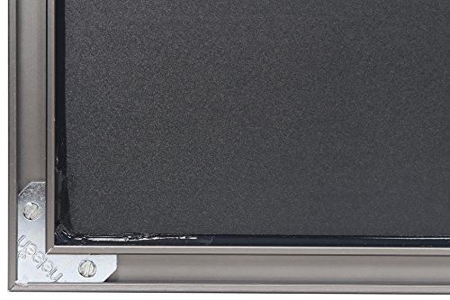 Nielsen Bainbridge 24x30 Rectangular Aluminum Wall Mirror | Vanity Mirror, Bedroom or Bathroom | Hangs Horizontal or Vertical | Nickel - Thumbnail 3