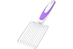 Meat Slicer Stainless Steel Spam Cutter Serrated Slicing Knife Tomato Slicer with Comfort Comfortable Handle Multi-Use Fruit 