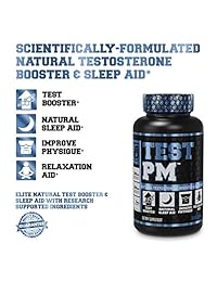 Prueba PM Noche Tiempo la testosterona Booster y Sleep Aid suplemento para hombres | Premium...