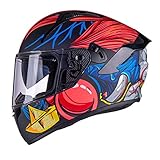 VCOROS Full Face Motorcycle Helmet X9 with Inner