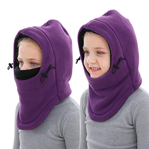 image for GSPY Balaclava, Kids Balaclava Face Mask for Cold Weather, Adjustable 