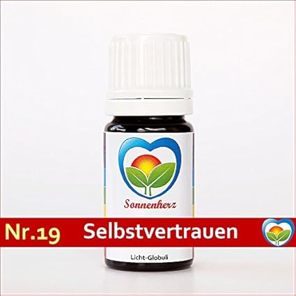 Energetische & feinstoffliche Sonnenglobuli Nr. 19 SELBSTVERTRAUEN von Sonnenherz - Informierte Globuli, Globulis, Lichtglobu