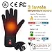 Heated Glove Liners for Men Women,Rechargeable Electric Battery Heating Riding Ski Snowboarding Hiking Cycling Hunting Thin Gloves Hand Warmer Arthritis&Raynaud's