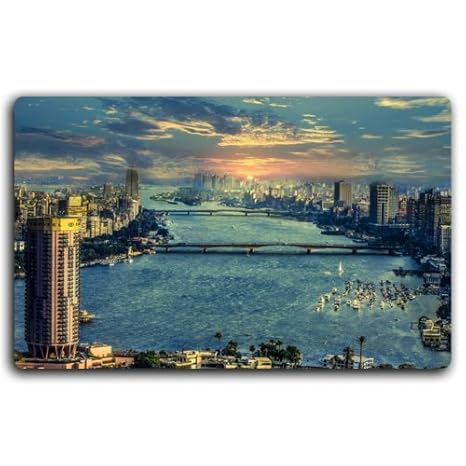 cairo-egypt-river-nile-bridge muebles & decoración imán imanes de ...