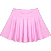 Hotfiary Girls Skorts Tennis Skirt Kids Sport Active Golf Skorts with Shorts Pleated High Waist A Line Athletic Flowy Skort