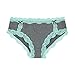 Free to Live 6 Pack Women's All Over Lace Trim Hipster Cotton Panties (Large)