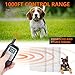 Shock Collar for Dogs - Dog Training Collar with Remote 1000Ft Rechargeable Rainproof Anti Bark E Collar,Beep Vibration Shock for Small Medium Large Dogs (2018 New)