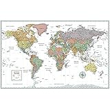 Rand McNally Premium World Wall Map