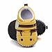 Lidiano Baby Non Slip Rubber Sole Cartoon Walking Slippers Crib Shoes Infant/Toddler (18-24 Months, Bee)