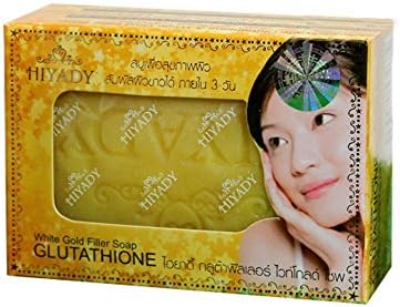 HIYADY GLUTATHIONE &amp; WHITE COLLAGEN FILLER SOAP OIL CONTROL CLEAR DARK SPOTS MELASMA GMP HALAL FROM KOREA[GET FREE APPLE Q10 BABY WHITE CREAM]]