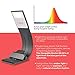 Book Light, Blue Light Blocking, Amber Clip-On Reading Light by Hooga. 1600K Warm LEDs for Reading in Bed. Rechargeable Battery with Built-in USB Charger, 4 Brightness Settings. Works with Kindles