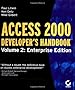 Access 2000 Developer's Handbook, Volume 2: Enterprise Edition