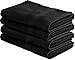 Utopia Towels Cotton Hand Towels, 4 Pack Towels, 600 GSM, Black