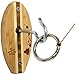 Tiki Toss Hook and Ring Toss Game for Adults & Kids - Surfboard Edition - Short Board with String and Hooks to Play Indoor and Outdoor Games, Easter Basket Stuffers Gifts
