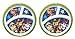 2-Pack Zak Designs Toddler Plate 3-Section 8